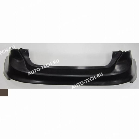 Бампер задний Ford Focus 3 х/б крашеный Lunar Sky Metallic KT Китай  1743130-KT