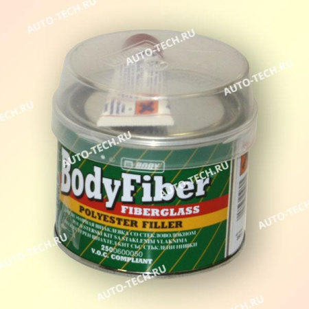 Шпатлевка 250 FIBER с стекловолкном 0.25кг Body Body 250.06.0005.0