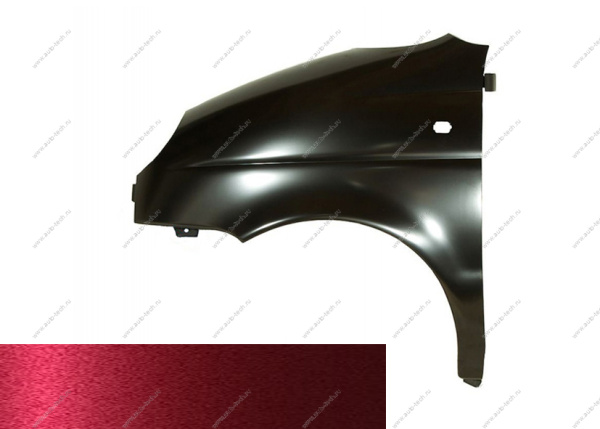 Крыло переднее левое крашеное DAEWOO Matiz с 01-05г Испанский красный GMJ Api Api DAMA01-W0FWH-L-GMJ