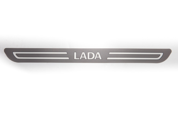 Облицовка порога передней двери (самоклеющаяся) " LADA" LADA Largus 1 шт Lada LADA 8450000273