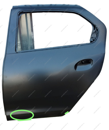 Дверь новая RENAULT Logan/Sandero задн. лев. 2014- без отверст под молд. SEHUN SEHUN SH000235