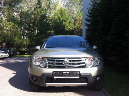 Бампер передний RENAULT Duster крашеный Светлый базальт KNM c отв под птф 2010-2014 Api Api 620220030R-KNM