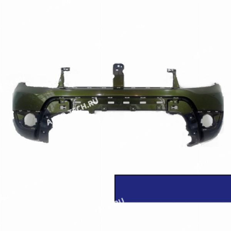 Бампер передний RENAULT Duster 2015- крашеный RNF Blue minerale Синий минерал Bodyparts Bodyparts 620224960R-RNF