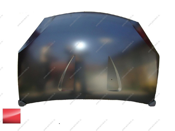 Капот RENAULT Sandero крашеный Rouge Tor 21B Красный Тор API  6001551350-21B