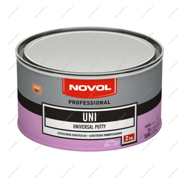 Novol Шпатлевка UNI универсальная 2 кг. Novol 1105