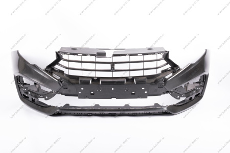 Бампер передний неокрашенный с отверстиями под датчики системы парковки (под покраску) LADA Vesta NG Lada LADA 8460008782