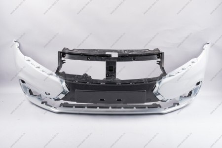 Бампер LADA Largus (FL) NEW передний с буксирной проушиной крашеный в цвет 221 Ледниковый (Белый) Lada LADA 8450091522-221