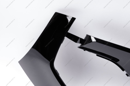 Накладка переднего бампера левая без отвер. под датчик слепой зоны в цвет 672 Пантера (черный) LADA Vesta SW Cross NG Lada LADA 8450040063-672