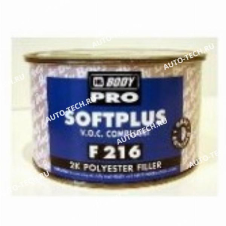 Шпатлевка PRO F216 SOFTPLUS полиэфирная 1кг. Body Body F216