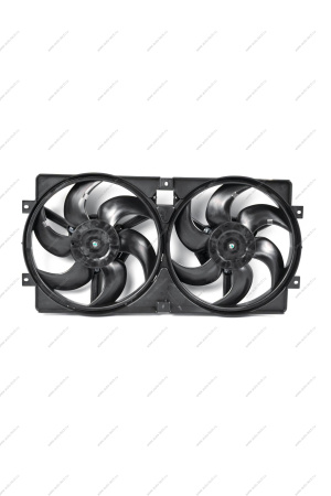 Вентилятор ВАЗ-2123 электрический двойной с кожухом в сборе без резистора Gamma GAMMA GMEMR-19107