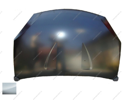 Капот RENAULT Sandero крашеный Blanc glacier 369 Белый лед API  6001551350-369