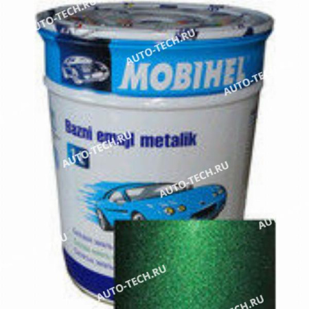 Базовая эмаль металлик Mobihel Зеленая ZELENA 1л MOBIHEL 03049