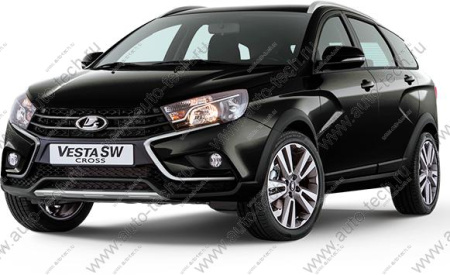 Крыло переднее правое LADA Vesta SW Cross крашеное 676 Черная жемчужина (черный) Lada LADA 8450102330-676