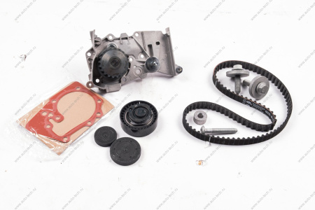 Ремень ГРМ+ ролик 22*D73 (самонатяжной) +водяной насос дв K7M Lada Largus Gates Gates KP15662XS