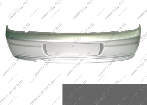 Бампер задний ВАЗ-2110 крашеный 630 Кварц Технопласт  21100-2804012-630