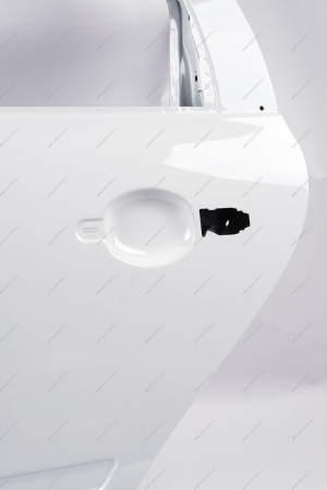 Дверь задняя ВАЗ-1118 левая крашенная в цвет 221 Ледниковый АвтоВАЗ LADA 11180-6200015-221