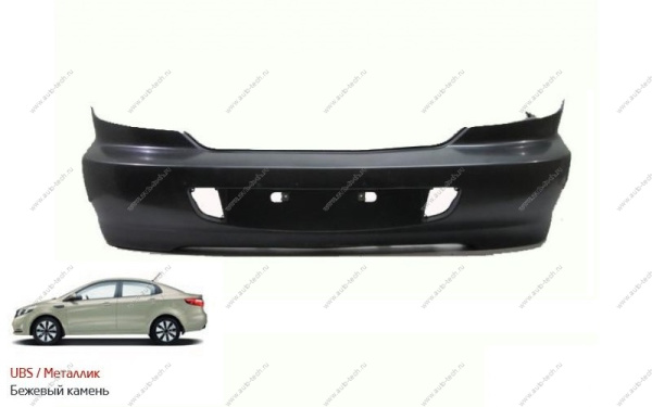 Бампер задний KIA Spectra крашеный Бежевый металлик UBS c 02-  0K2NC50220XX--UBS