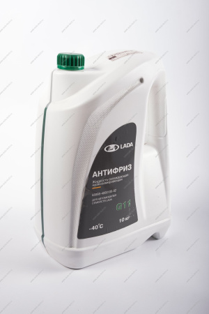 Антифриз G11 10л. зеленый (охлаждающая жидкость)(в уп.АвтоВАЗ) Lada LADA 88888400010082