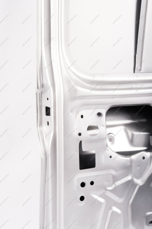 Дверь задка левая (глухая) LADA Largus/Лада Ларгус крашеная 691 Платина (Серебристый) с отв. под стекло очиститель GAMMA GAMMA 901010231R-691-GAMMA