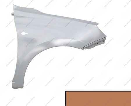 Крыло переднее правое (FL) LADA GRANTA 2018- крашеное в цвет 790 Кориандр (золотисто-коричневый) с отв. п/повт. АвтоВАЗ LADA 8450104272-790