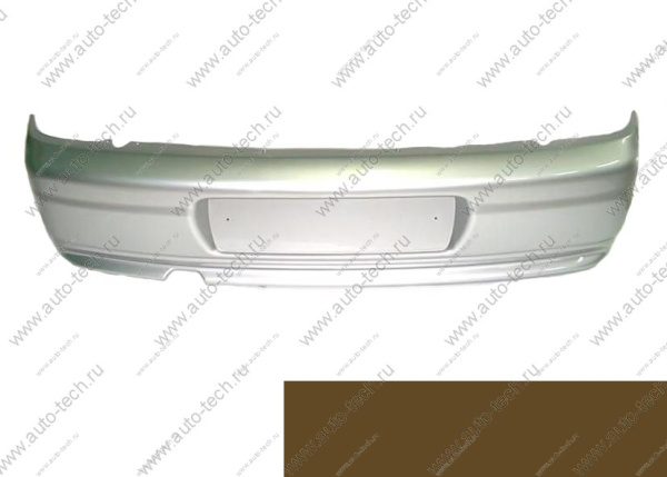 Бампер задний ВАЗ-2110 крашеный 399 Табак Технопласт  21100-2804012-399