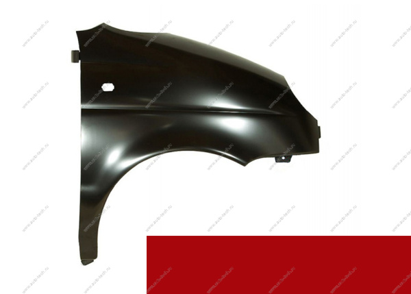 Крыло переднее правое крашеное DAEWOO Matiz с 01-05г Красный GGE Api Api DAMA01-W0FWH-R-GGE