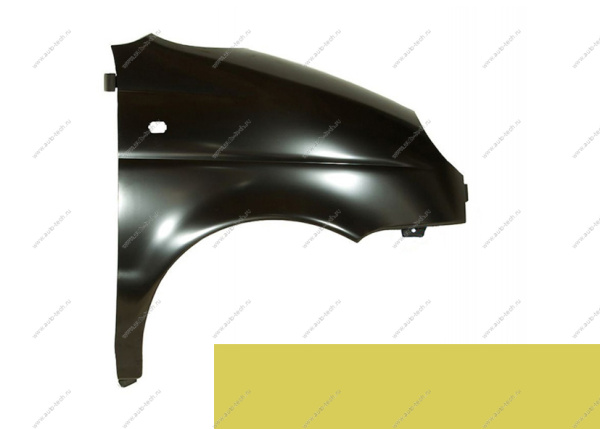 Крыло переднее правое крашеное DAEWOO Matiz с 01-05г Желтый GOC Api Api DAMA01-W0FWH-R-GOC