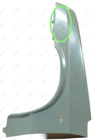 Крыло ВАЗ-21093 переднее левое (катафорезный грунт) Экрис KAMAZ 21093-8403011-63