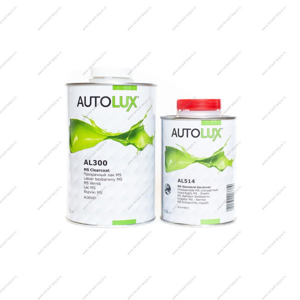 Прозрачный AUTOLUX L300/S1 ЛАК MS 1л+отвер.стандарт 0.5л AUTOLUX AL300/S1