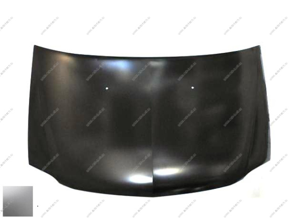 Капот RENAULT Logan/Рено Логан крашеный 632 Gris boreal Серебристый фаза 1 АвтоВАЗ LADA 6001546685-632