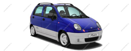 Бампер задний крашеный DAEWOO Matiz 01-05г Сине-глазурный GCT Api Api KCG02-24110-GCT