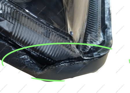 РОЗНИЦА Фара новая LADA Vesta/SW/ SW Cross левая (с логотипом) (качество оригинала) ( Некачественное литьё корпуса ) Gamma GAMMA GM-HL-18350L