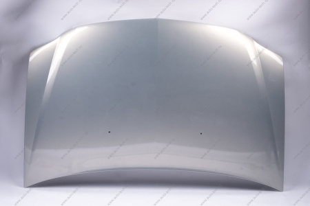 Капот RENAULT Logan/Рено Логан крашеный 632 Gris boreal Серебристый фаза 1 Начало НАЧАЛО 6001546685-632