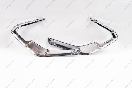 Молдинг переднего бампера к-т 4шт (хром) LADA Vesta FL Россия Россия 8450040050+51+52+53 хром