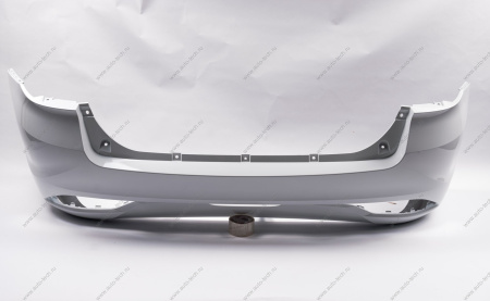 Бампер задний без отверстий под датчики системы парковки в цвет 221 Ледниковый (белый) LADA Vesta FL Lada LADA 8450040066-221