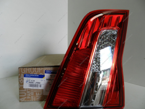 Фонарь задний левый (Внутренний) RENAULT Koleos Renault RENAULT 26555JY05A