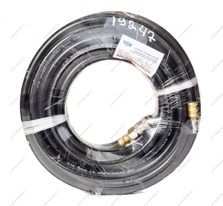 Шланг резиновый армированный с б/с разъемом D8*13mm, L-10m TOR TOR 1501-0813