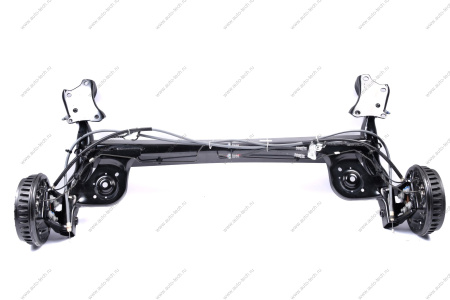 Балка заднего моста LADA Largus/Лада Ларгус с шарнирами (с сайленблоками) в сборе с тормозными барабанами ORIGINAL Lada LADA 555112139R