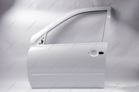 Дверь передняя ВАЗ-1118/2190 левая крашеная 221 Ледниковый Lada LADA 11180-6100015-221