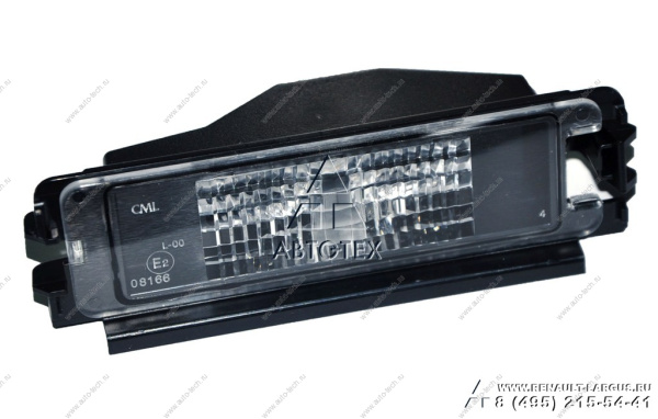 Фонарь RENAULT Sandero/Рено Сандеро после 2010 г освещения номерного знака Renault RENAULT 8200957874