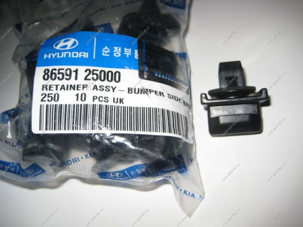 HYUNDAI Accent Фиксатор переднего бампера (пистон) MOBIS  86591-25000
