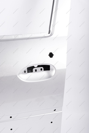 Дверь передняя левая LADA Largus/Лада Ларгус крашеная (с отв. под молдинг) 691 Платина (Серебристый Lada LADA 801013696R-691