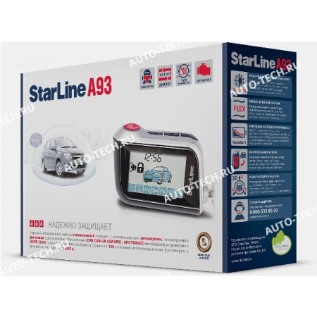 Охранная система c обратной связью и дистанционным запуском STARLINE A93 ECO ( без дополнительного брелка ) STARLINE STARLINE A93 ECO