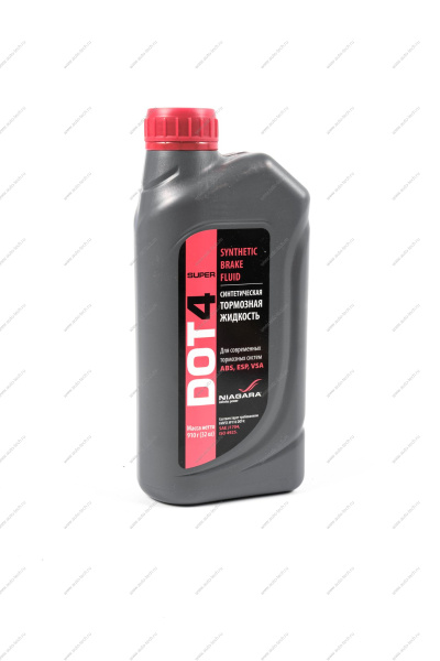 Жидкость тормозная Ниагара Супер ДОТ-4 910 гр Niagara 001005000019