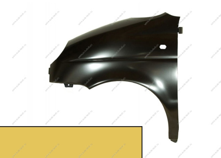 Крыло переднее левое крашеное DAEWOO Matiz с 01-05г 60U Брайтонское золото Api Api DAMA01-W0FWH-L-60U