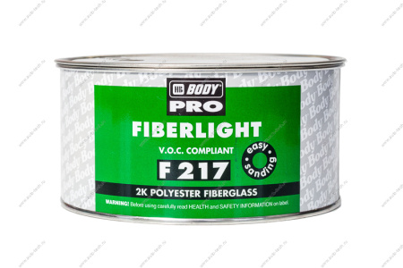 Шпатлевка F217 FIBERLIGHT 1л шт Body PRO Body 2170500001