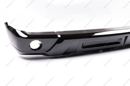Бампер передний крашеный ВАЗ-21214 Niva Urban 672 Черная Пантера полный окрас ПОД ПТФ Кампласт Кампласт 21214-2803010-672