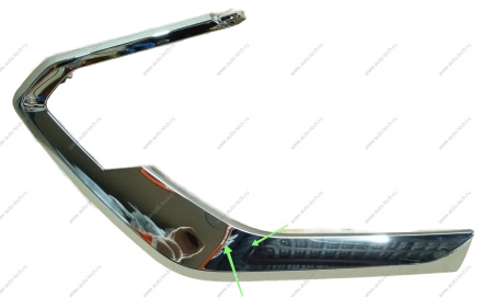 Молдинг новый 2 LADA Vesta SW Cross FL переднего бампера нижний правый (хром) Lada LADA 8450041566