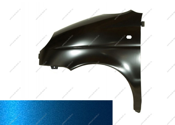 Крыло переднее левое крашеное DAEWOO Matiz с 01-05г Сине-глазурный GCT Api Api DAMA01-W0FWH-L-GCT