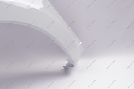 Крыло переднее левое (FL) LADA GRANTA 2018- крашеное в цвет 221 (белый) без отв. п/пов. (пластик) Начало НАЧАЛО 8450104277-221